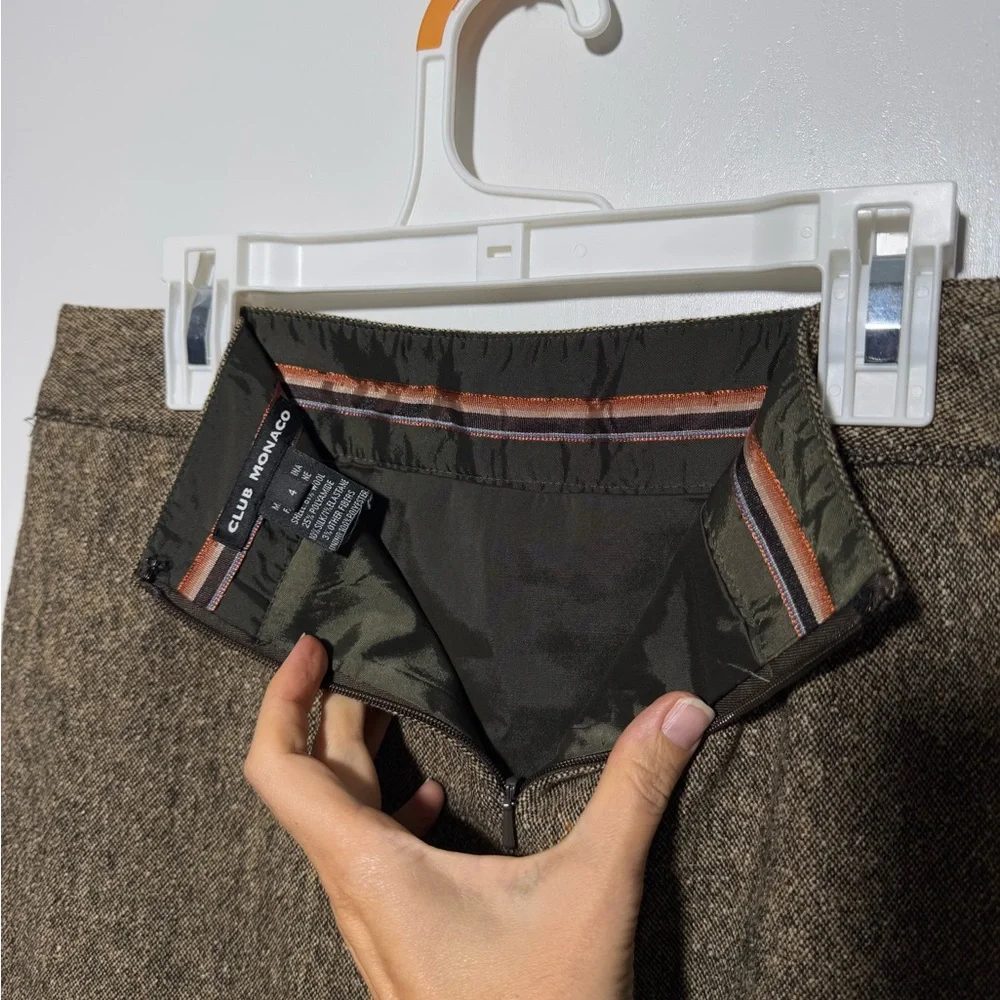 Club Monaco Brown Pencil Skirt for Work - Picture 6 of 7